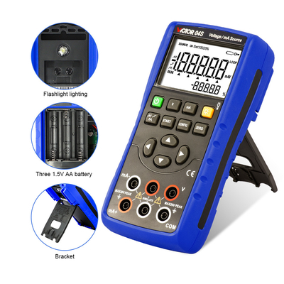 VICTOR 04S Tester de tensión/mA del calibrador de fuente Simulador de calibrador de temperatura del calibrador del transmisor del calibrador de fuente
