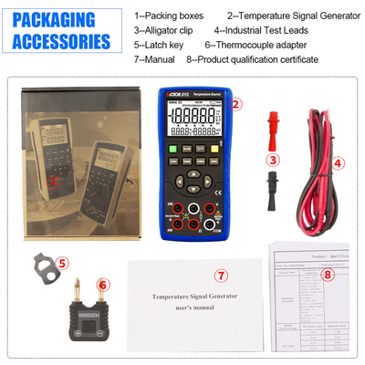 VICTOR 01S Generador de señal de temperatura Temperatura de origen calibrador de proceso multiméter