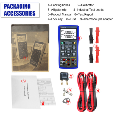 VICTOR 07 Calibrador de temperatura Calibrador de procesos multifunción Calibrador de termopares
