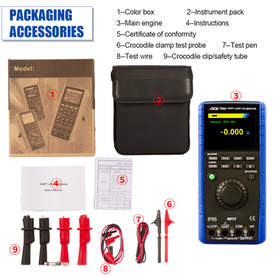 Equipo HART Communication Loop Calibrator de la calibración del termopar IP65