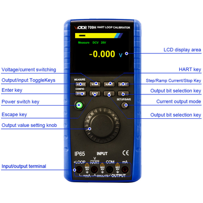 Equipo HART Communication Loop Calibrator de la calibración del termopar IP65
